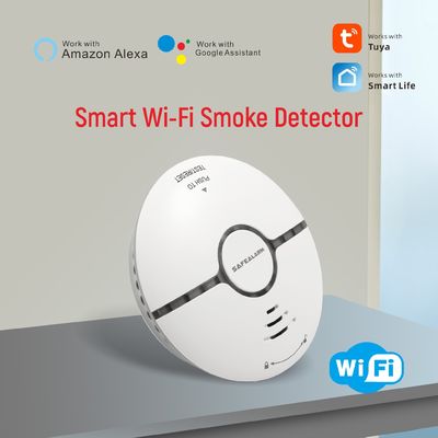 Tuya App Control Quang điện Máy phát hiện khói thông minh WIFI thông minh cho an ninh gia đình