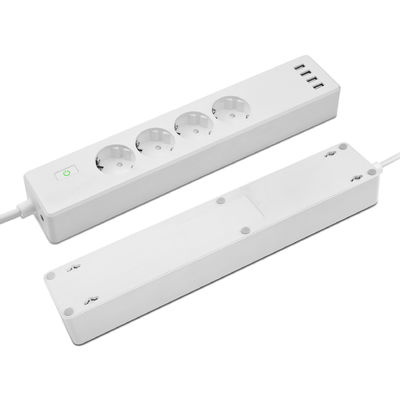 Power Strip 4 EU Smart Wifi Socket Plug 4 USB Tuya Điều khiển bằng giọng nói với Alexa Google Home