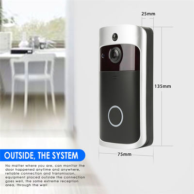 WiFi 720P Video Smart Home Chuông cửa không dây PIR Security Door Chine Bell With IR Night