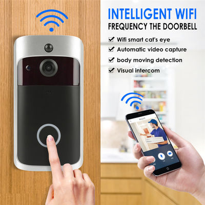 WiFi 720P Video Smart Home Chuông cửa không dây PIR Security Door Chine Bell With IR Night